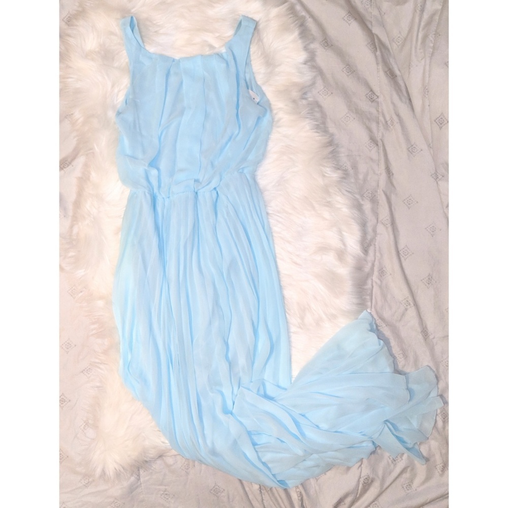 Gorgeous B. Darlin Sleeveless Pleated Maxi Dress